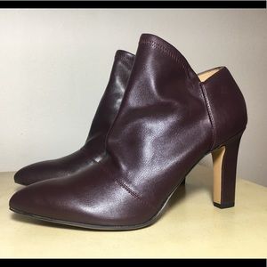 Franco Sarto Mahogany Booties Women’s Size 8